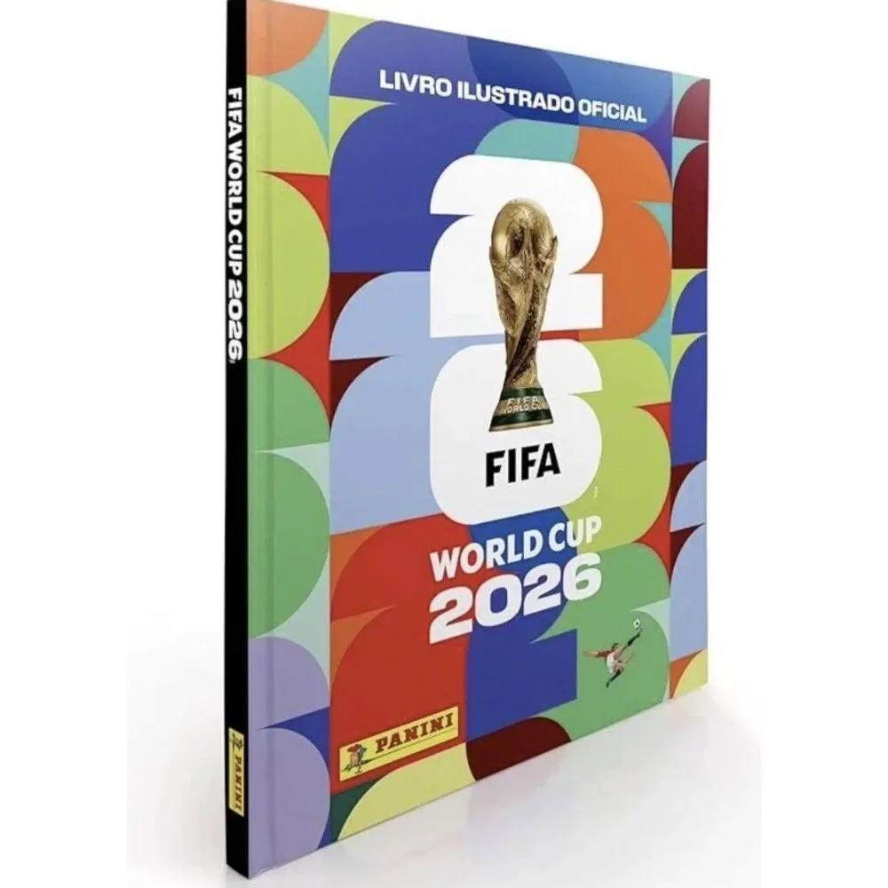 Panini FIFA World Cup 2026 Hardcover Sticker Album Brazilian Version Sealed